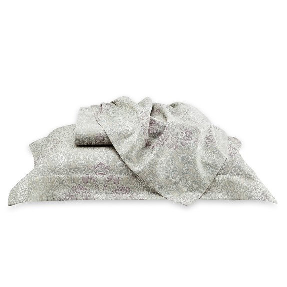 Snakeskin Jacquard Bedding Gray Williams Sonoma Snake Skin Jacquard Bedding Duvet Queen Gray
