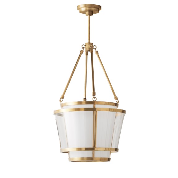 Tarida Indoor Outdoor Pendant Antique Brass Williams Sonoma