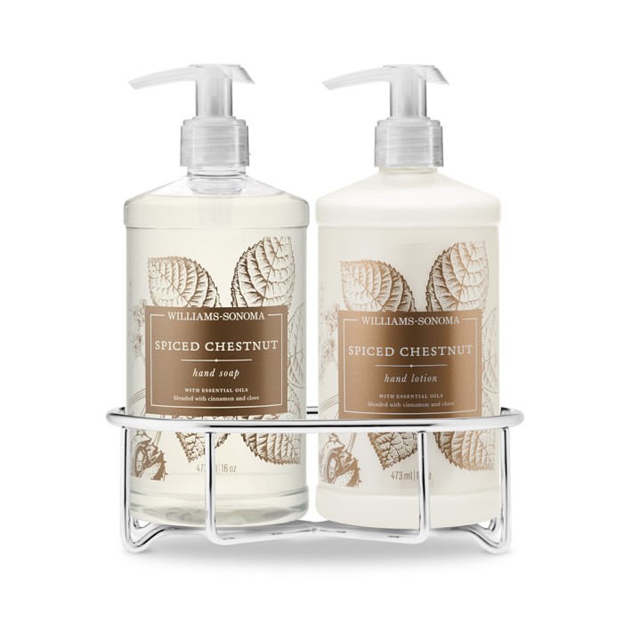 Williams Sonoma Ed Chestnut Hand Soap Lotion Classic 3 Williams Sonoma Ed Chestnut Hand Soap Lotion Classic 3 Piece Set