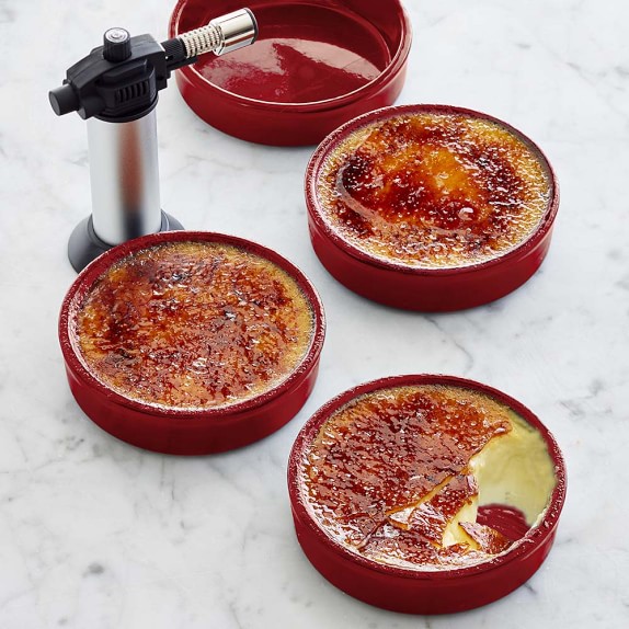 Emile henry creme brulee set with torch