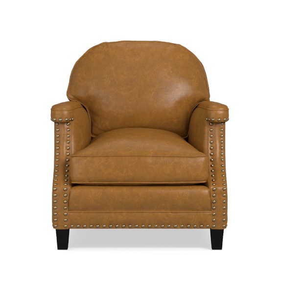 Randall Club Leather Chair Williams Sonoma Randall Club Chair Italian Distressed Leather Caramel