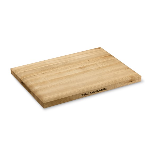 Williams Sonoma Rectangular Cutting Board with Feet, Maple Williams