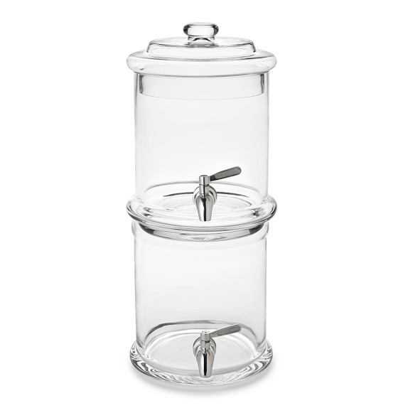 Double Glass Beverage Dispenser Williams Sonoma