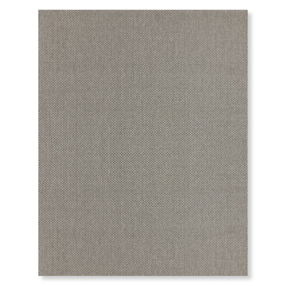 Faux Natural Basketweave Indoor/Outdoor Rug, Brown/Gray | Williams Sonoma