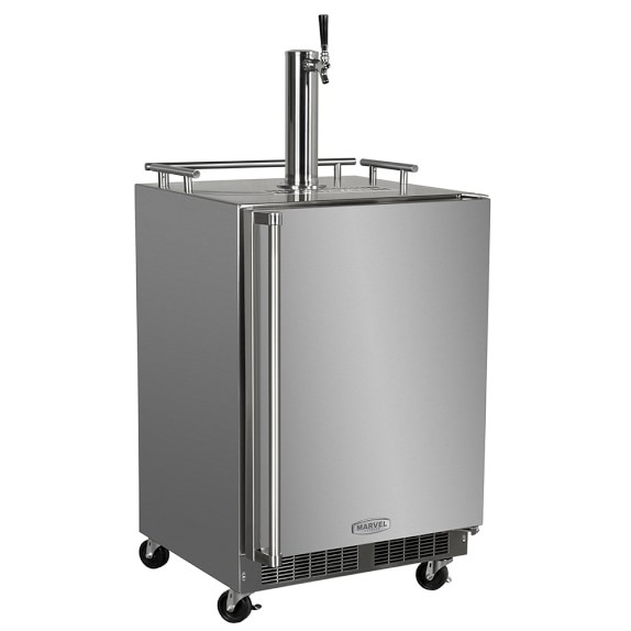 Marvel Outdoor Single Tap Mobile Draft Beer Dispenser Williams Sonoma