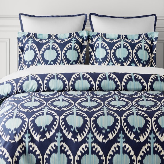 Printed Marrakesh Ikat Bedding Williams Sonoma Printed Marrakesh Ikat Bedding