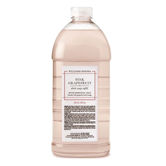 Williams Sonoma Pink Grapefruit Dish Soap Refill, 68oz. Williams Sonoma