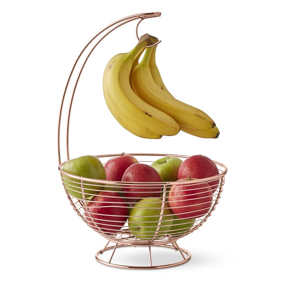 Copper Banana Hanger Fruit Basket Williams Sonoma Copper Banana Hanger Fruit Basket
