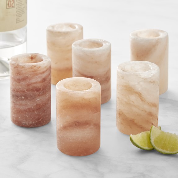 Himalayan Salt Shot Glasses Set Of 6 Williams Sonoma Himalayan Salt Shot Glasses Set Of 6