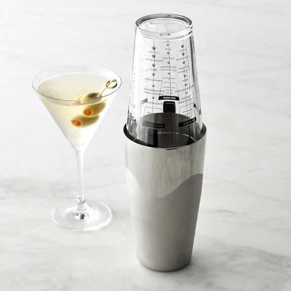 Boston Shaker with Recipe Williams Sonoma