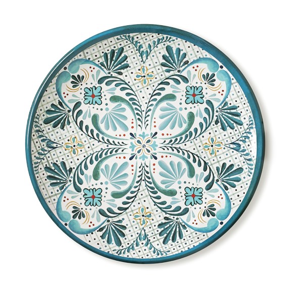 Veracruz Blue Outdoor Melamine Dinner Plates Williams Sonoma Veracruz Blue Melamine Dinner Plate Each