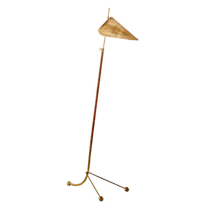 Aerin Moresby Floor Lamp Antique Brass Williams Sonoma