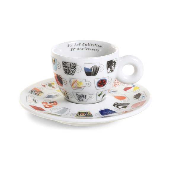 Illy 25th Anniversary Espresso Cups, Set of 2 Williams Sonoma