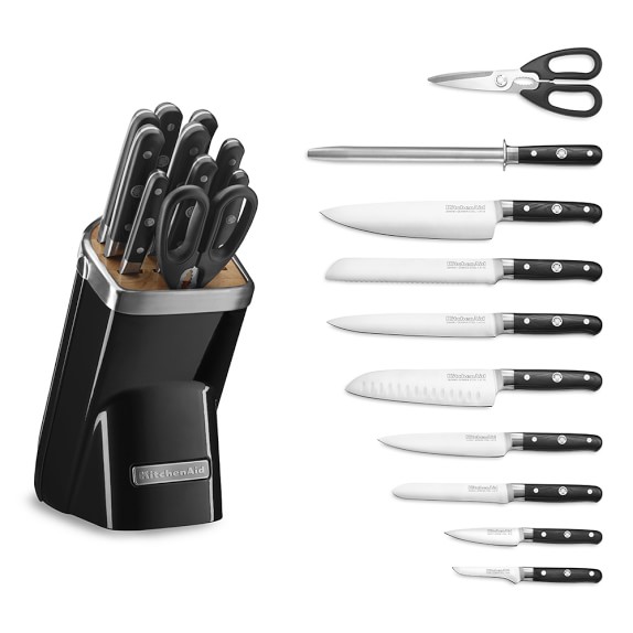 KitchenAid® 11Piece Professional Knife Set, Onyx Black Williams Sonoma