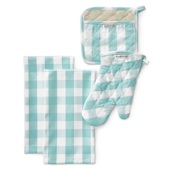Williams Sonoma Check Kitchen Linens Set Williams Sonoma