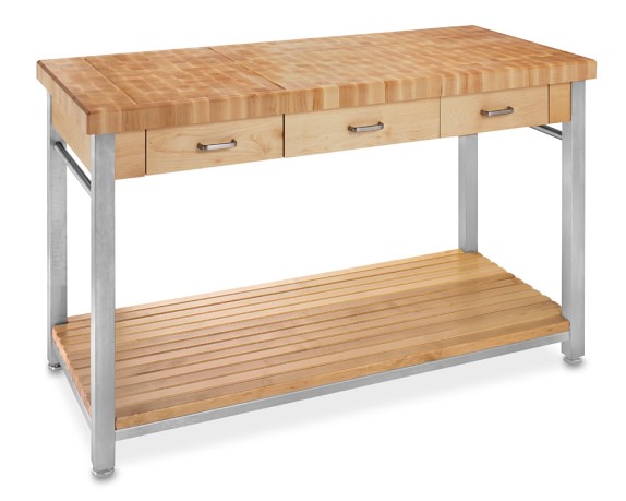 john boos end grain butcher block workbench 60