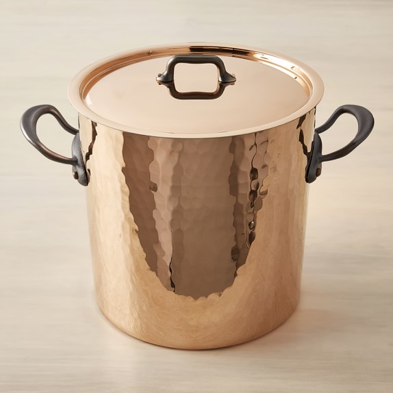 Mauviel M250C Copper Stock Pot Williams Sonoma