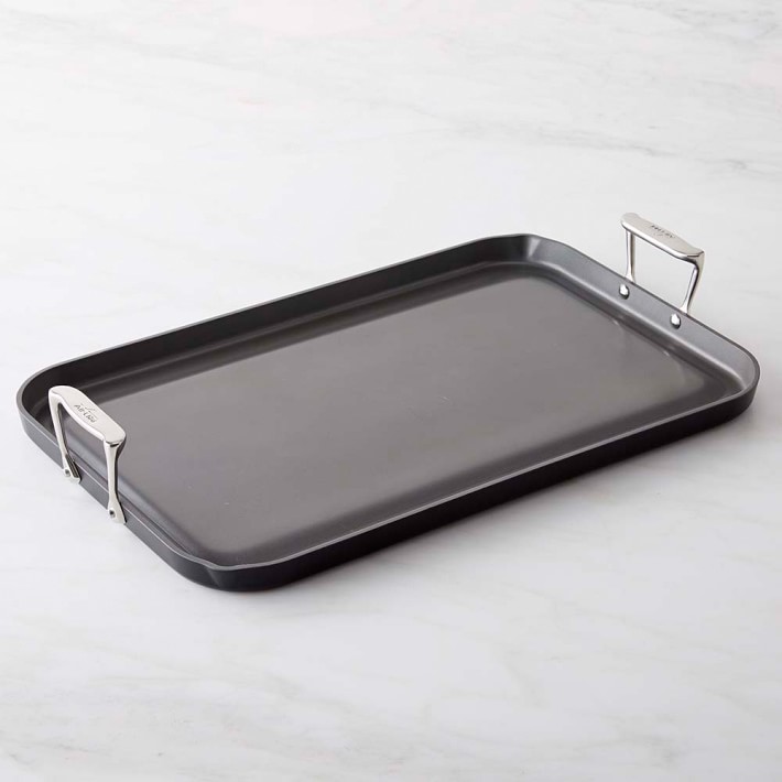 All Clad Ns1 Nonstick Double Burner Griddle Williams Sonoma