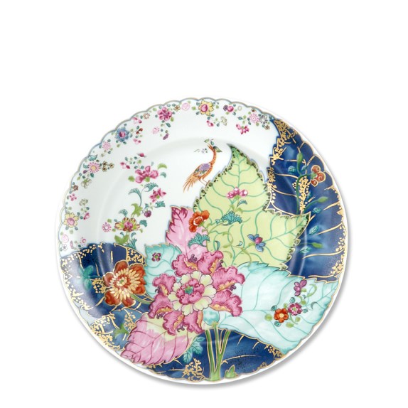 Mottahedeh Salad Plate, Tobacco Leaf Williams Sonoma