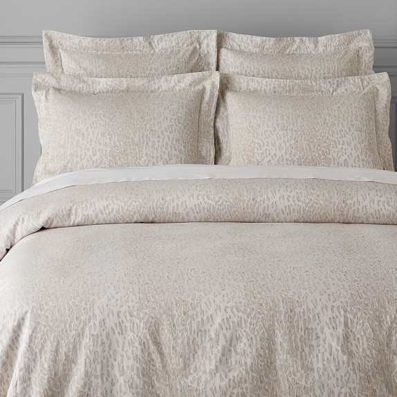 Cheetah Jacquard Bedding Williams Sonoma