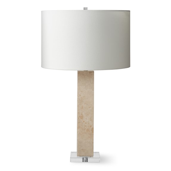 All Lighting Williams Sonoma Travertine Table Lamp