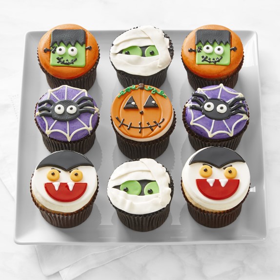 halloween cupcakes set of 9