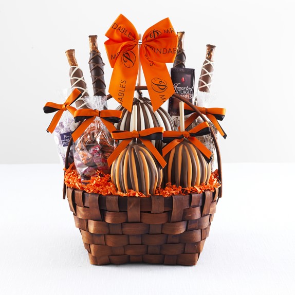 halloween caramel apple gift basket williams sonoma