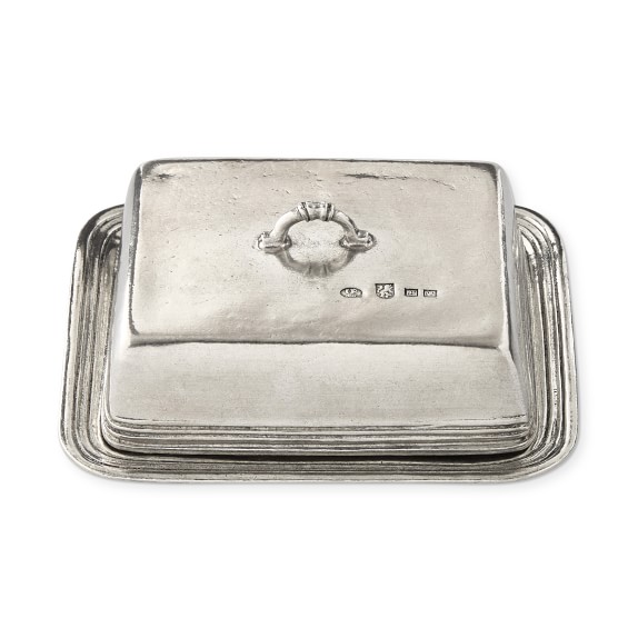 Pewter Butter Dish Williams Sonoma