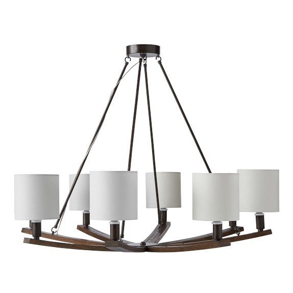 Rob And Lydia Mondavi Wine Barrel Stave Chandelier Williams Sonoma Rob And Lydia Mondavi Wine Barrel Stave Chandelier