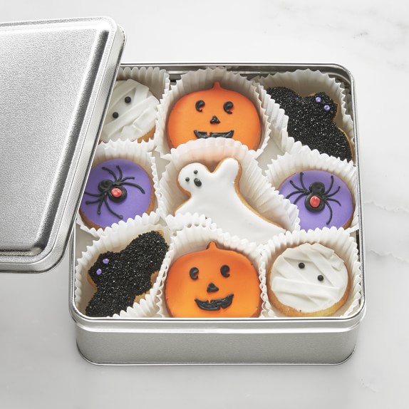 Assorted Halloween Cookie Gift Tin Williams Sonoma