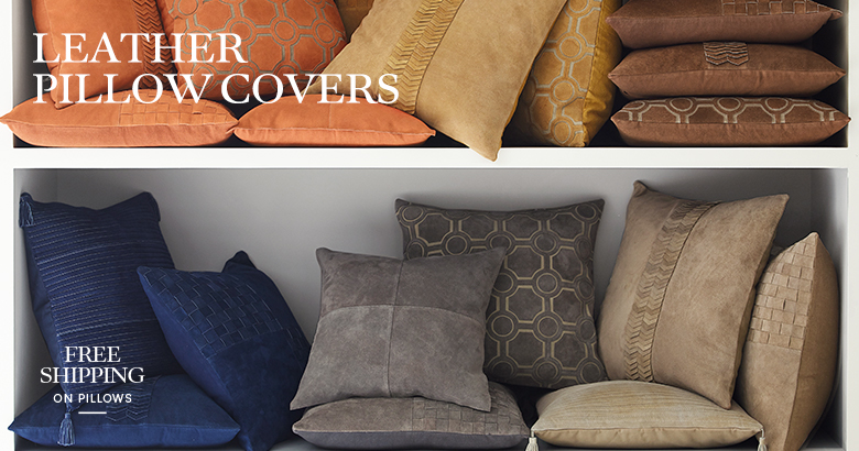 Leather Pillow Covers