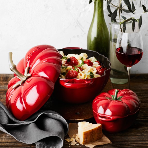 Staub CastIron Tomato Cocotte Williams Sonoma