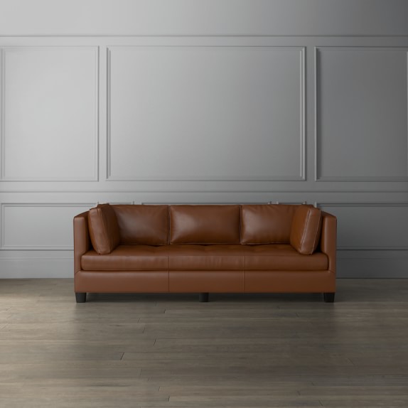 Wilshire Leather Sofa 86 Williams Sonoma Wilshire Leather Sofa 86