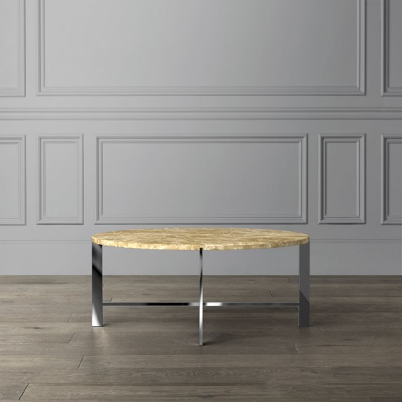 Mercer Coffee Table Tan Marble Williams Sonoma Mercer Coffee Table Tan Marble