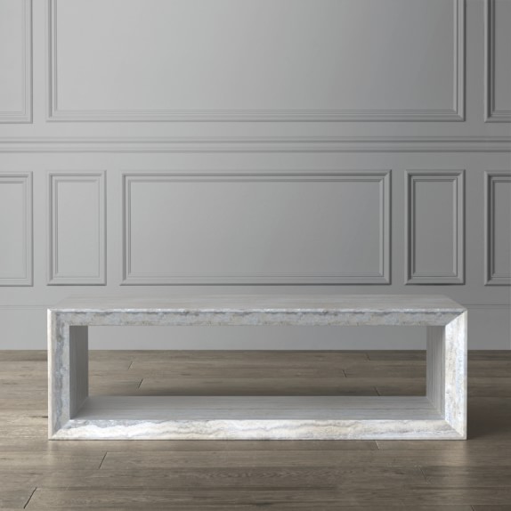 Pierre Travertine Coffee Table Williams Sonoma