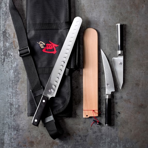 Shun Classic 4Piece BBQ Knife Set Williams Sonoma