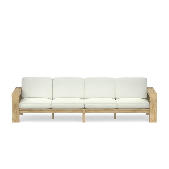 Teak Outdoor Furniture Williams Sonoma Larnaca Outdoor Teak Sofa