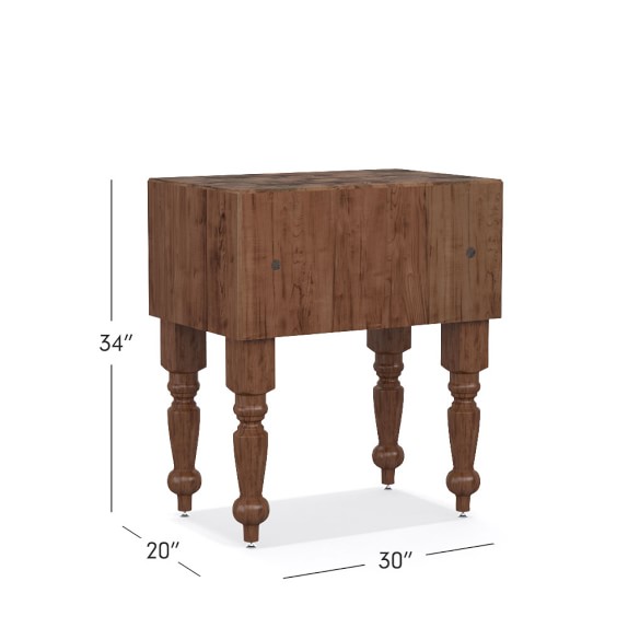 Boos Island Butcher Block, Walnut Williams Sonoma
