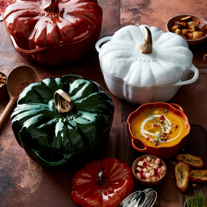 Staub Cast-Iron Pumpkin Cocotte