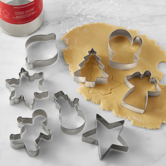 Holiday Basic Cookie Cutter Set, Set of 8  Williams Sonoma