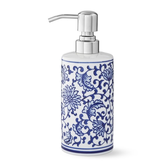 Blue And White Ceramic Soap Dispenser Williams Sonoma Blue And White Ceramic Soap Dispenser