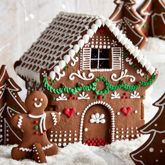 3d gingerbread house cookie kit williams sonoma