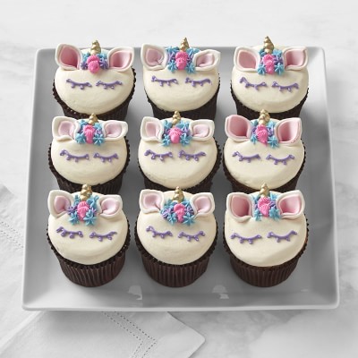 Unicorn Cupcakes, Set of 9 | Williams Sonoma