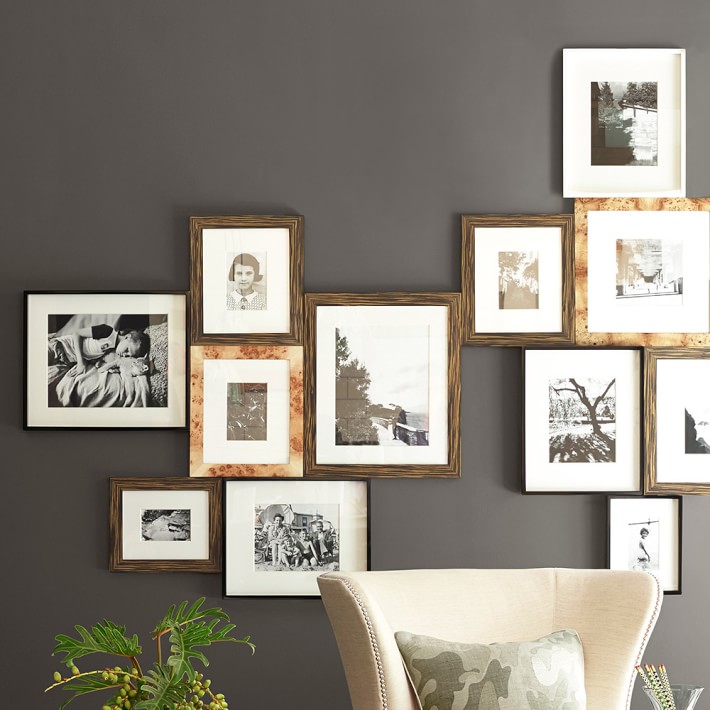 wood picture frames simple exotic burl wood gallery picture frame williams sonoma wood picture frames simple exotic burl wood gallery picture frame williams sonoma