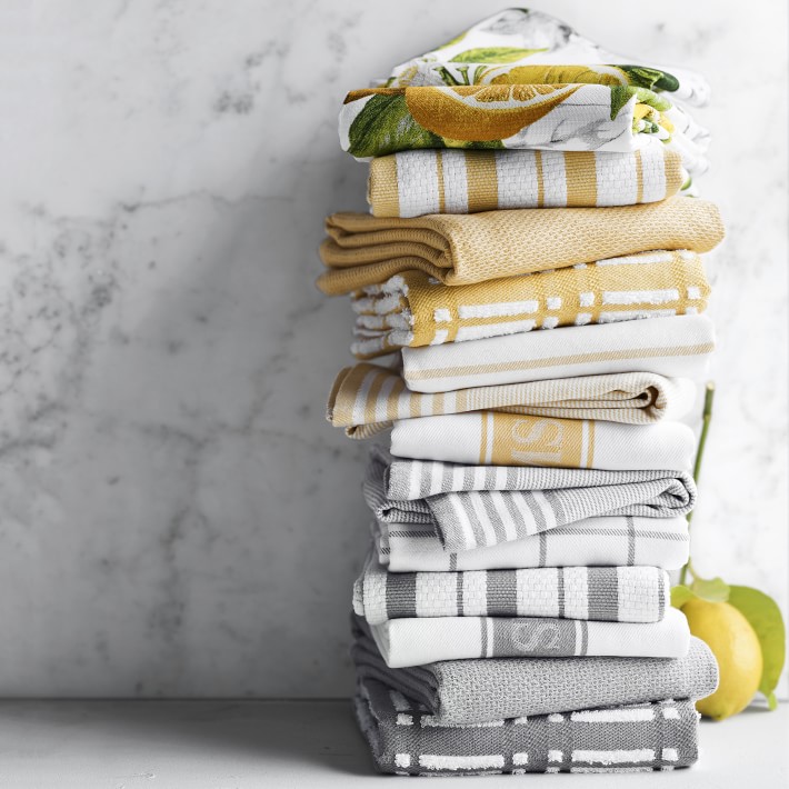 Williams Sonoma Multi-Pack Absorbent Towels, Jojoba Yellow