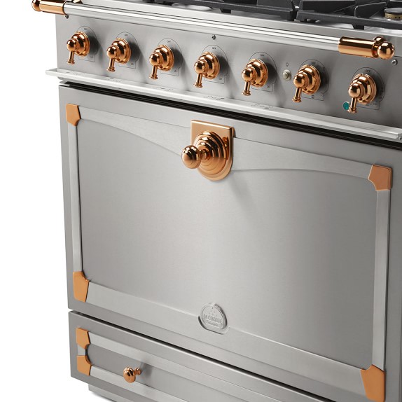 La Cornue Cornufé 90 Albertine Range Stainless Steel Williams Sonoma Roll Over Image To Zoom