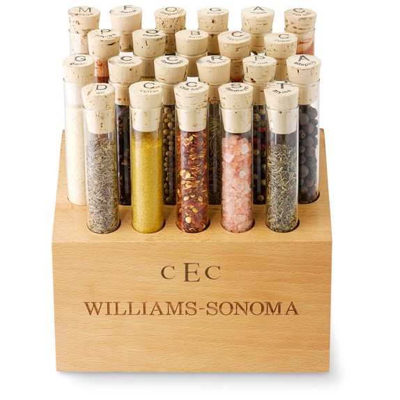Williams Sonoma 22 Vial Spice Block Set Williams Sonoma