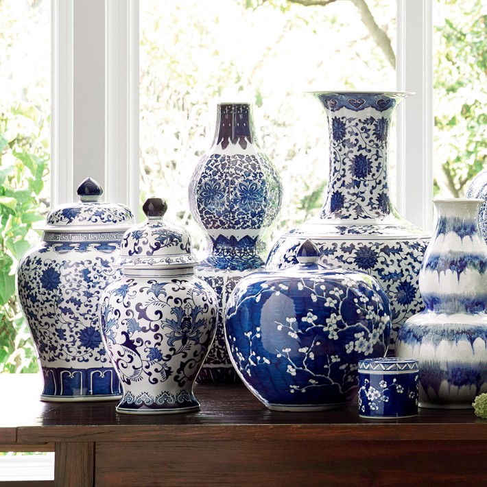 Blue White Ginger Jar With Lid 16 Urn Williams Sonoma