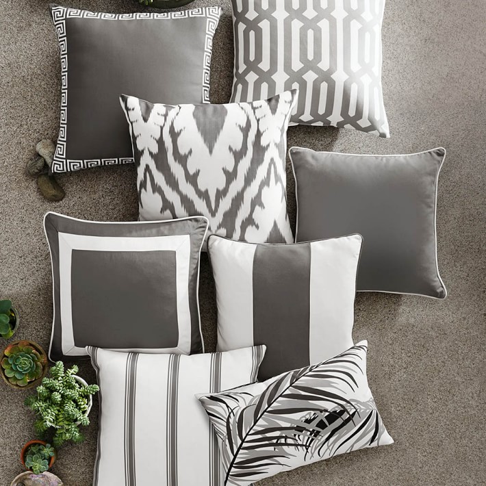 greek key embroidered outdoor