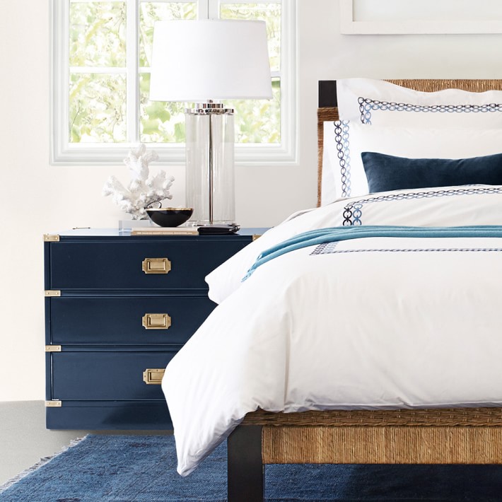 Campaign 3 Drawer Nightstand Williams Sonoma